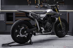 このカスタムバイク、何がベース車両か分かる!? 台湾のカスタムバイクショツプ「Rough Crafts」が手掛けた「Yenere Z700 FT」