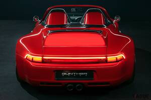 ガンサーワークスが限定25台のポルシェ「993」最新レストモッドを公開 右ハンドル＋6速MT仕様でボディカラーは珍しい“レッド”