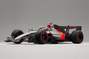 アウディがF1マシンのカラー&デザインプレビューモデル「R26コンセプト」を発表！