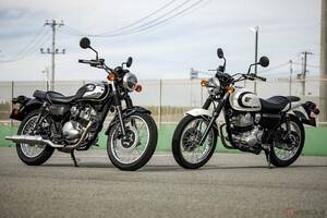 扱いやすさとレトロデザインで人気のカワサキ「W230」「MEGURO S1」 日本バイクオブザイヤー2025軽二輪部門で軽二輪部門 最優秀金賞受賞！