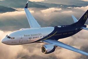 「200人近く乗れる旅客機をビジネスジェットに…」→驚愕の内装が公開！ 客室スペースは「普通のビジネス機の3倍」