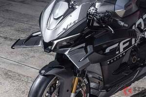 CF MOTO「“新”スーパースポーツ」公開！ 勢いを増す中国ブランドが巨大な羽を備えた「V4 SR-RR PROTOTYPE」発表 新開発のV4エンジン搭載で210馬力を発揮