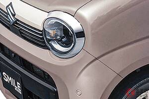 スズキ新「ワゴンR」発表！ 全長3.4m級の「“スライドドア”ワゴン」！ 新車186万円のオシャレな「スマイル」の“クリーム仕様”早速人気に