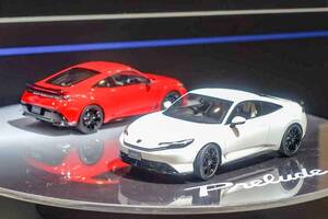 発売前にモデル化!? 新型ホンダ「プレリュード」のプラモデルとトミカを初公開