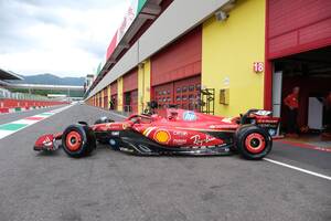 フェラーリが2025年F1タイヤテストを実施。ムジェロでルクレール＆サインツが2024年型SF-24で走行