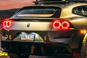 フェラーリ「“オフロード”スーパーカー」公開!? 750馬力超え「V12」エンジン搭載！ 高性能「4WD」×車高アップで悪路性能スゴい！ カスタムモデル「Elevato」米国に登場