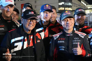 「ファンのために走りなさい」モリゾウ、母国ラリージャパンでクラッシュ落胆の勝田貴元にエール