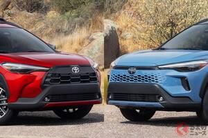 【米国】トヨタ新型「カローラクロス」発表！ 2つの｢異なるデザイン｣採用＆内装も“大幅刷新”！ 鮮やかな新色や“利便性向上”も魅力の｢コンパクトSUV｣2025年後半に発売へ！