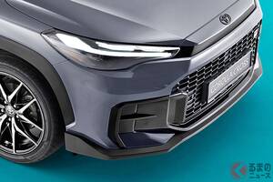 【欧州】トヨタ「新型カローラクロス」初公開！ 精悍「GRヤリス風バンパー」×専用“スポーツサス”採用！ 高性能4WDに走りの「スポーツモード」も搭載の「GR SPORT」登場
