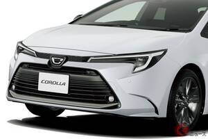 トヨタ「カローラ」改良モデル発表！ ガソリン車廃止でハイブリッドに一本化！ 人気の機能・装備の標準装着も！ 約228万円から