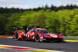 快走止まぬフェラーリが上位独占、トヨタ・ポルシェは全車が一次敗退。中山組レクサスがGT最速【第3戦スパ予選レポート】
