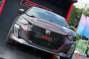 めちゃ格好いい「ホットハッチ」日本初公開！ プジョー新型「E-208 GTi」を富士で披露！ 進化したGTiは何が凄いのか？ ブランドCEOが魅力を語る