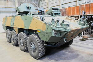 日本で初めて展示します！「陸自の最新戦闘車両AMV」茨城県の駐屯地イベントで一般公開へ
