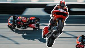 車重280kg、出力200psのハーレーがMotoGPと同じコースを走る?! 2026年より6つのグランプリで“バガーモーターサイクル”によるレース開催