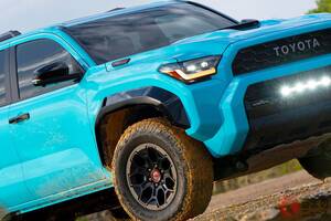 【米国】トヨタ最新「大型“本格SUV”」に新カラー登場！ “極限と氷河”イメージした超カッコイイ「TRD Pro」専用色！ 斬新すぎる「ウェーブメーカー」に大注目！