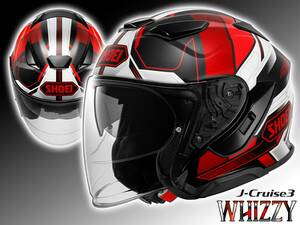 インナーバイザー付きジェットヘルメットJ-Cruise 3 にグラフィックモデル「WHIZZY／ウィジー」が登場！