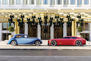 【ジャガー】90周年を記念し初代モデルと次世代コンセプトを歴史あるホテルにて披露