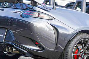 “迫力エアロ仕様”のマツダ「ロードスター」新発表！ 「軽い」＆「高剛性」実現の「ハイリミットスポーツ」モデル！ ドライカーボン採用の「ND-07S」登場