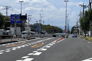 米軍基地横の「アンダーパス」も激変!? モノレール延伸の“最終カーブ”道路拡幅が事業認可