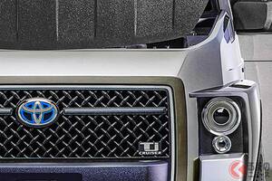 トヨタの「スライドドア“SUV”」！ “カローラクロス”より小さい「全長4.3m級ボディ」＆2.0リッターエンジン採用！  カクカクボディもイイ“4WDミニバン”「Tjクルーザー」とは