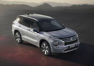 三菱自動車、アウトランダーのマイルドハイブリッドを北米に投入　1.5Lターボ＋モーター搭載
