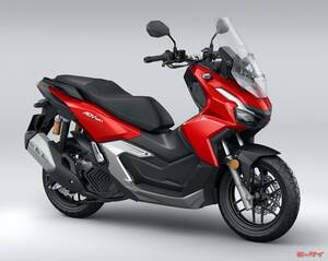 アドベンチャースクーターのホンダ「ADV160」がカラーリングを変更！赤と黒が新設定！　　