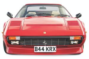 超希少な初期のFRPボディ　フェラーリ308 GTB／GTS　UK版中古車ガイド（1）　初の2座ミドV8