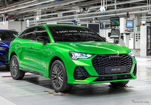 アウディ『Q3』次期型は今夏デビューへ、ハンガリー工場が生産100万台