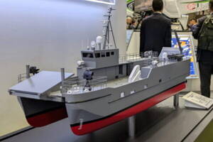 自衛隊の“新顔輸送艇”コンセプト初公開 「それに“火力”付けられるよ」 離島防衛の“使えるセット”もはや完成!?