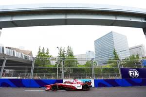 フォーミュラE東京E-Prix、土曜日の予選は雨でキャンセル。日産のローランドがポールスタートに