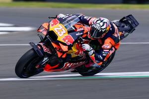 【MotoGP】バスティアニーニ、イギリスGPは「キャリア最悪のレース」KTM陣営移籍後に続く苦戦に悲鳴