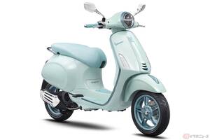 ベスパの伝統に“忠実”な軽二輪スクーター 淡いカラーリングがとにかく似合う!! 「プリマベーラ S 150」