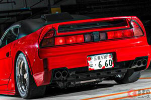 ホンダ「ミニNSX」!? “143万円”で“軽規格超え”の「S660」に大変身な「NS660」に反響多数！ 「リトラ」も完全再現なWONDERのカスタムモデルが話題に