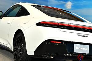 ホンダ新型「プレリュード」25年秋発売へ！ ボディ埋め込み型の「“ツルツル”ドアノブ」なぜ採用？ ルーフのアンテナすら排除した超流麗フォルムとなった理由とは？