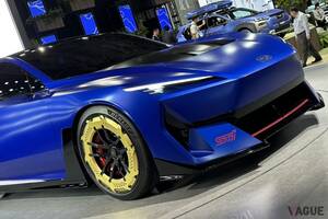 BEVと内燃機関の次世代パフォーマンスを提示 スバルが2台の「STIコンセプト」を世界初公開！ “スバルらしさ”全開の走りで未来を駆ける