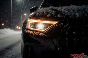 LEDライトの雪が溶けない問題!!　今すぐできる愛車の着雪対策2選!!!