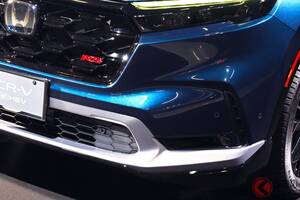 ホンダ「新型CR-V」初公開！ めちゃゴツい「黒色＆メタル塗装」仕上げが超カッコイイ！ 高級感すごい“RSブラックED”の「タフプレミアム」アクセサリーも登場へ！
