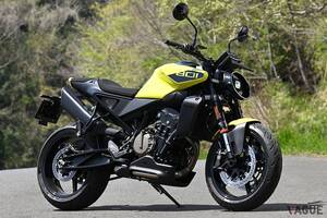 北欧デザインが目を惹く“スタイリッシュな個性派ネイキッド” ハスクバーナ「ヴィットピレン801」はルックスだけでなく走りも印象的