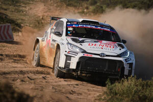 トヨタ育成2期生がサルディニアに再挑戦。2度のタイヤトラブルに負けず山本が好走／WRCイタリア