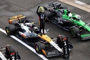 気まぐれな天候で大波乱！　ノリスが初の母国WIN。ヒュルケンベルグが239戦目で初表彰台……角田裕毅最下位｜F1イギリスGP決勝
