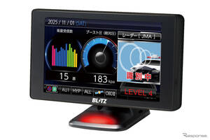 無線LAN内蔵＆業界最大4.0インチ、ブリッツのレーザー＆レーダー探知機「TL406RW」が発売