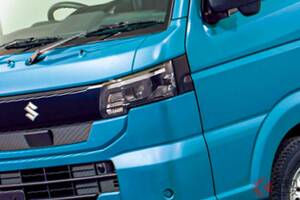 12年ぶり大刷新！ スズキ“新型 軽トラ”「キャリイ」初公開！ 内外装デザイン“一新”＆安全装備強化な「新モデル」どんなクルマ？ 販売店に聞いてみた