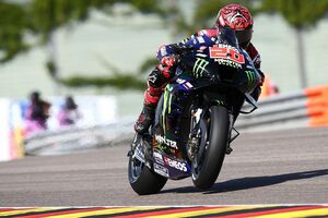 【MotoGP】ドイツ独走優勝のクアルタラロ「タイヤ選択が”超”リスキーで怖かった」
