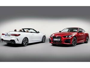 BMW 4シリーズ クーペ／カブリオレを一部改良。よりスポーティでエレガントなスタイルに