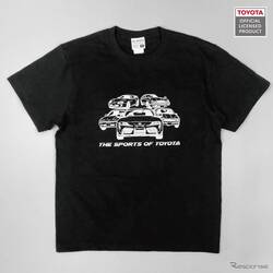 トヨタ『スープラ』デザイン Tシャツ発売…歴代のイラスト