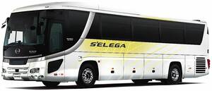 日野、大型観光バス・セレガを一部改良　法規対応や先進安全装備を追加　3/1発売
