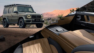 プロフェッショナル仕様のルーフラゲッジとスペアタイヤホルダーを装備したメルセデスAMG G 63の限定モデルが日本上陸