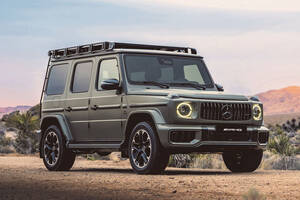 【メルセデス・ベンツ】アウトドアで使い倒す！ ルーフラゲッジとスペアタイヤホルダーを純正装備した「AMG G63」