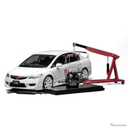 3代目ホンダ『シビック・タイプR』、1/18スケールダイキャストミニカー発売…ディスプレイエンジン付属